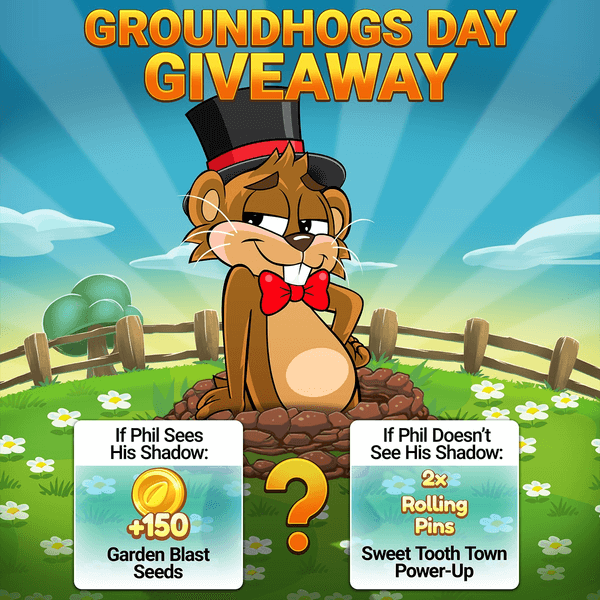 Garden Blast & Sweet Tooth Town February Giveaway