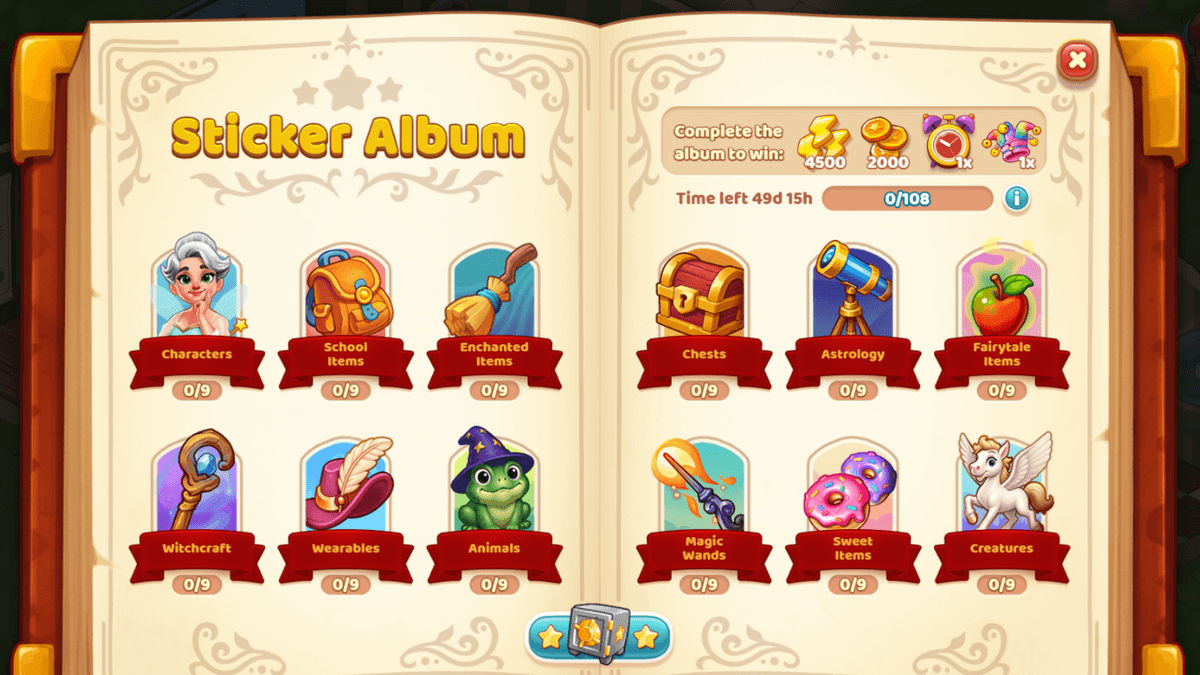 Merge Academy Sticker Book